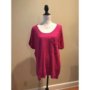 Free People FP Beach short sleeve pocket sweater